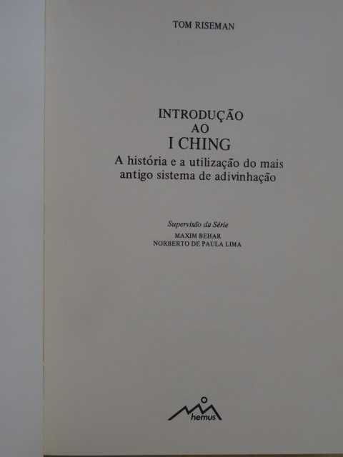 Introdução ao l Ching de Tom Riseman