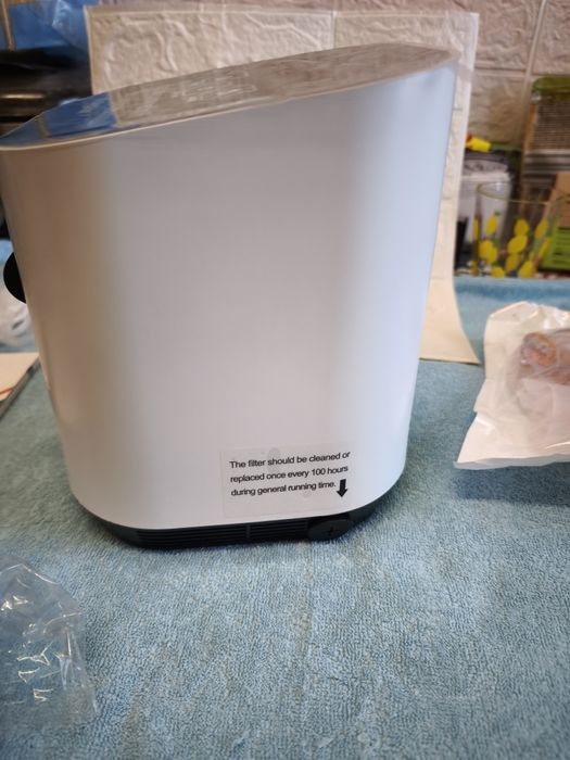 Novo Concentrador de Oxigênio Portátil - Creliver XM-898, Aparelho de Oxigênio para Uso Doméstico, 1-4L/Min, Pureza de 90%-30% com Função Ânion,