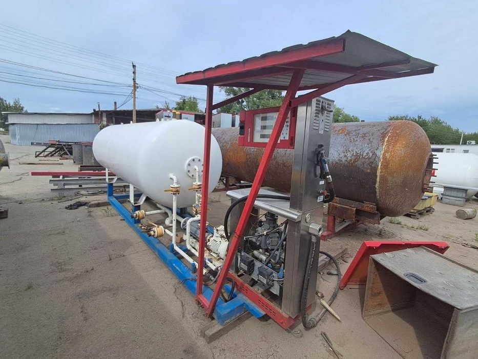 Емність для газу 5 м3 * Газгольдер з заправочним модулем * АЗС * Цистерна * Бочка * Заправка * Пропан бутан * під скраплений газ