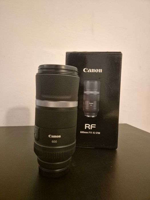 Canon RF 600mm f11 IS STM como nova