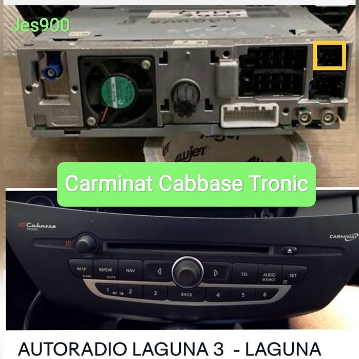 Блютуз Рено Renault CARMINAT Cabasse Navi BT CD, ESCAPE IV Laguna AUX