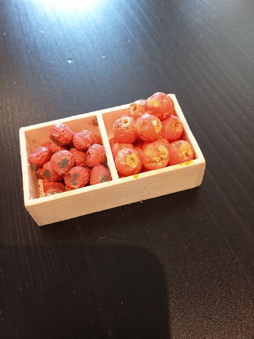 Caixas de frutas e legumes casas de bonecas