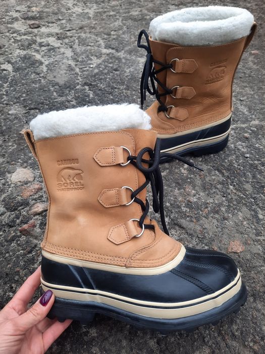 Непромокаемые кожаные термосапоги сапоги чоботи снегоходы сноубутсы 37