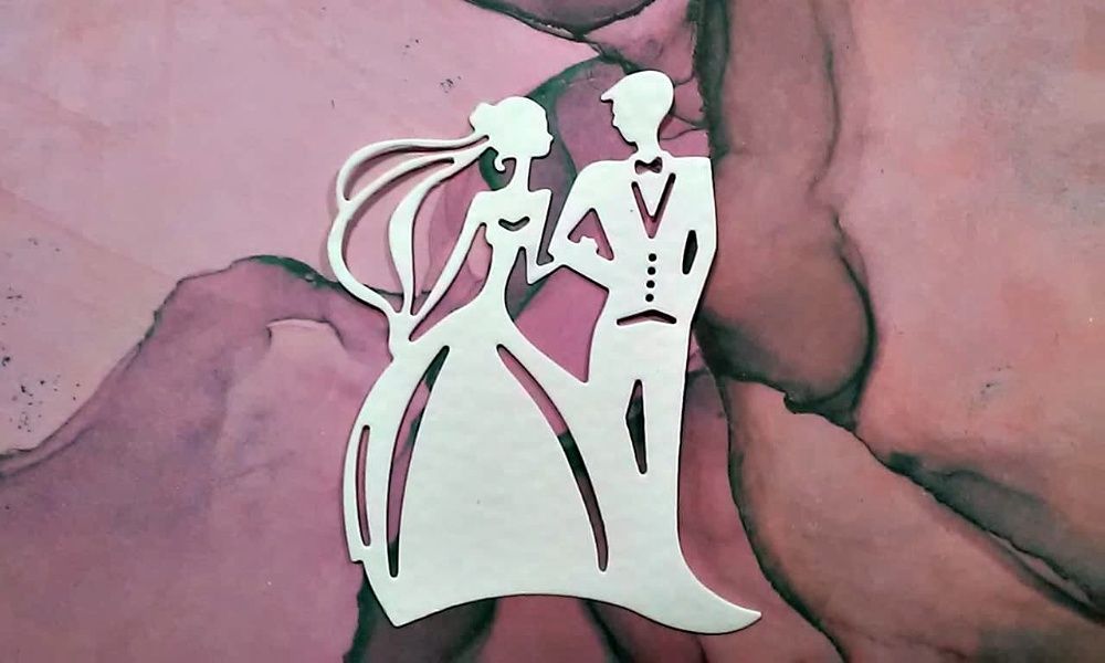 Wykrojnik PARA MŁODA Ślub/wesele (030)