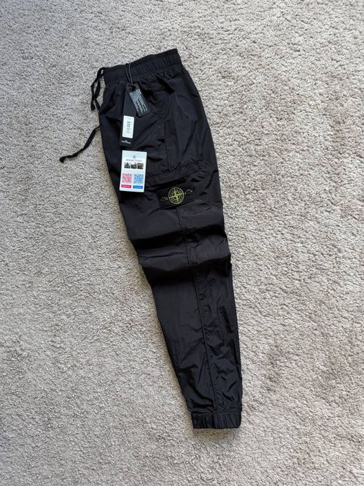 Нейлоновые карго Stone Island (штаны Nylon Metal)