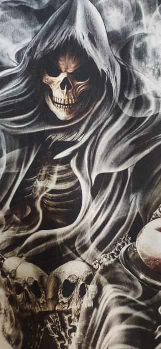 Koszulka  t-shirt  śmierć z kosą  slou nadrukiem 3D fluorescencyjna !