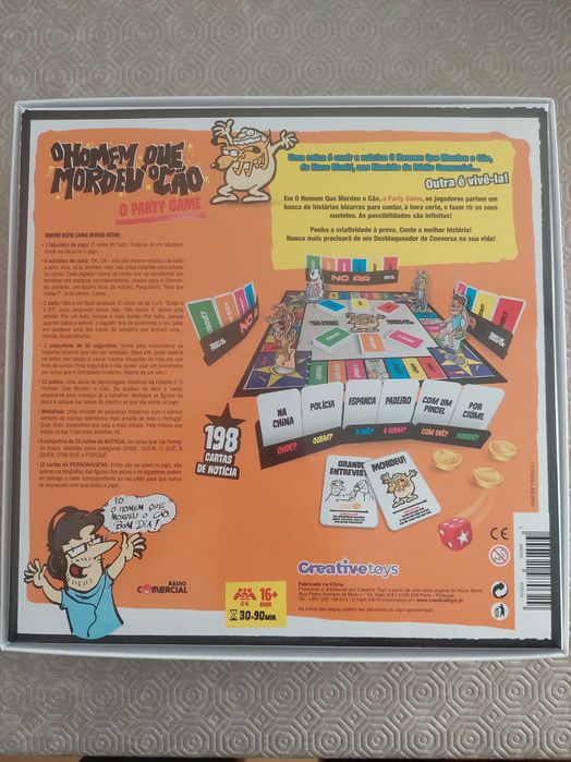 Jogo de Tabuleiro - O homem que mordeu o cão