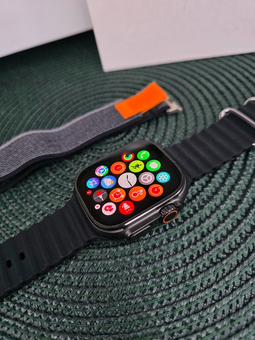 Watch HK Ultra2 Max – AMOLED 2,12", połączenia, sport, zdrowie – NOWY