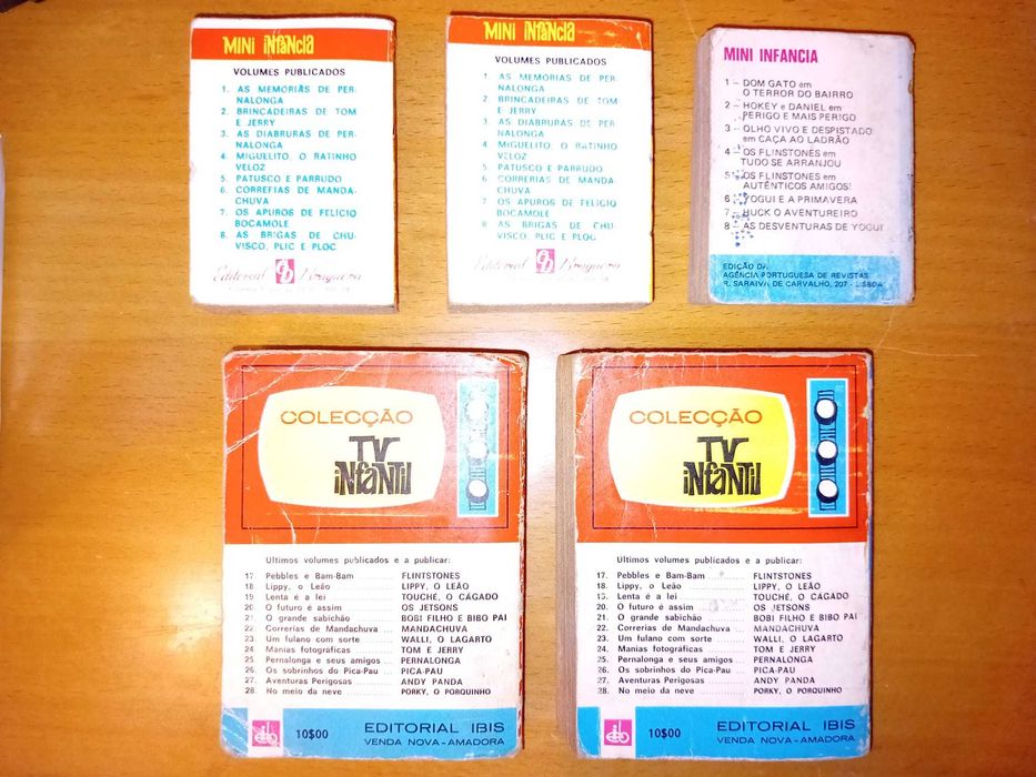 Bandas desenhadas em miniatura - ARTIGO MUITO RARO