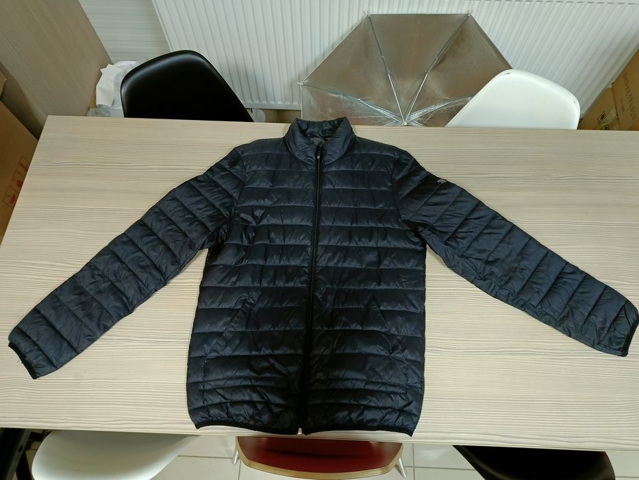 Kurtka przejściowa ciemny granat Bershka