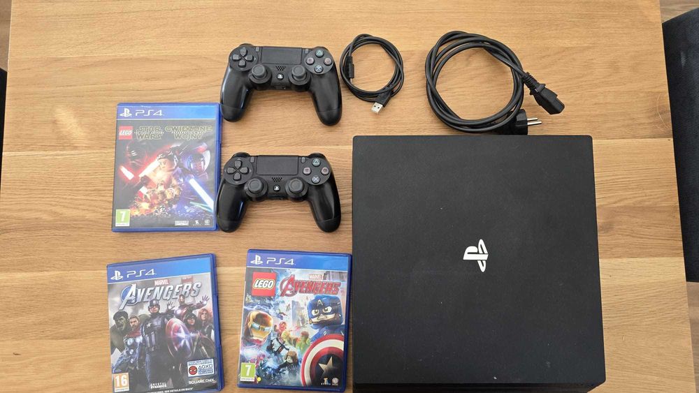 PlayStation 4 Pro 1TB SSD+2 pady Hall Effect+Kamera PS+Nowy laser