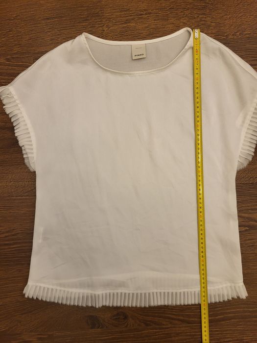 Biała, elegancka bluzeczka Pinko, rozkiar 36