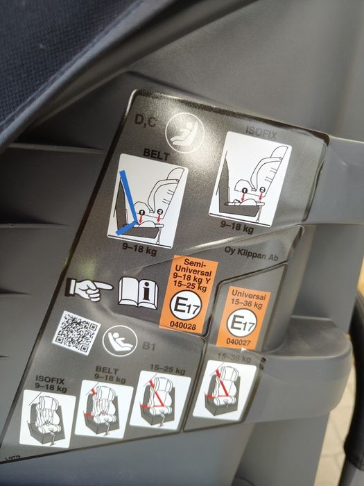 Cadeira Auto Klippan Triofix Comfort