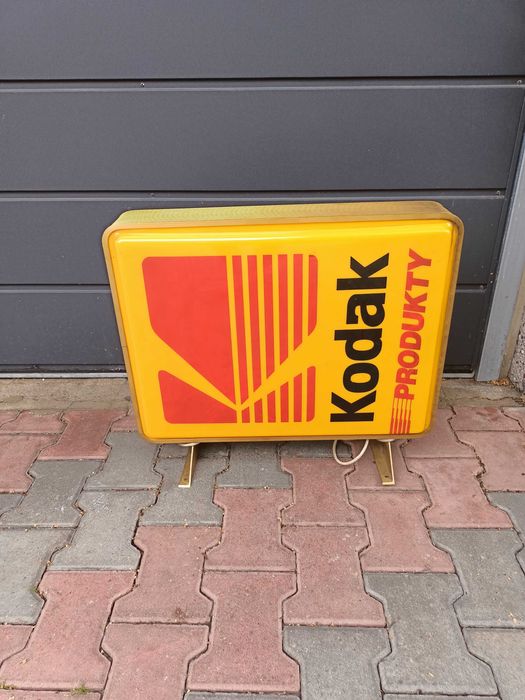 stary kaseton świetlny Kodak lata siedemdziesiąte