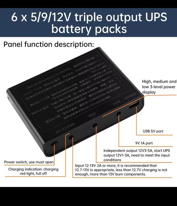 ДБЖ ,UPS.Безперебійник для роутера та камери
