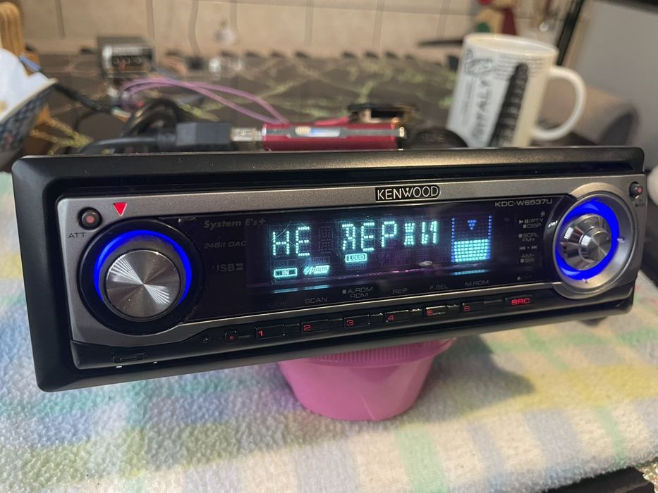 Кенвуд kdc w 6537u.24 біт.блютуз.юсбі.