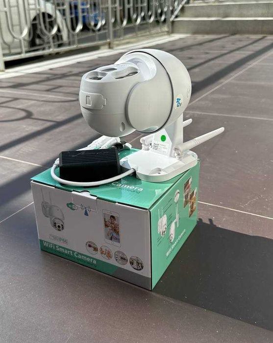 sim 4G камера відеоспостереження вулична сим карта поворотна вулична