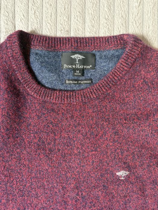 Sweter męski Fynch-Hatton M 80% Wełna Merino | Supreme Pretwist