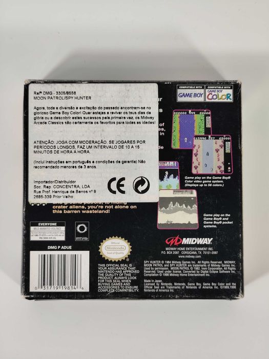 Moon Patrol + Spy Hunter GBC Midway Arcade Hits
