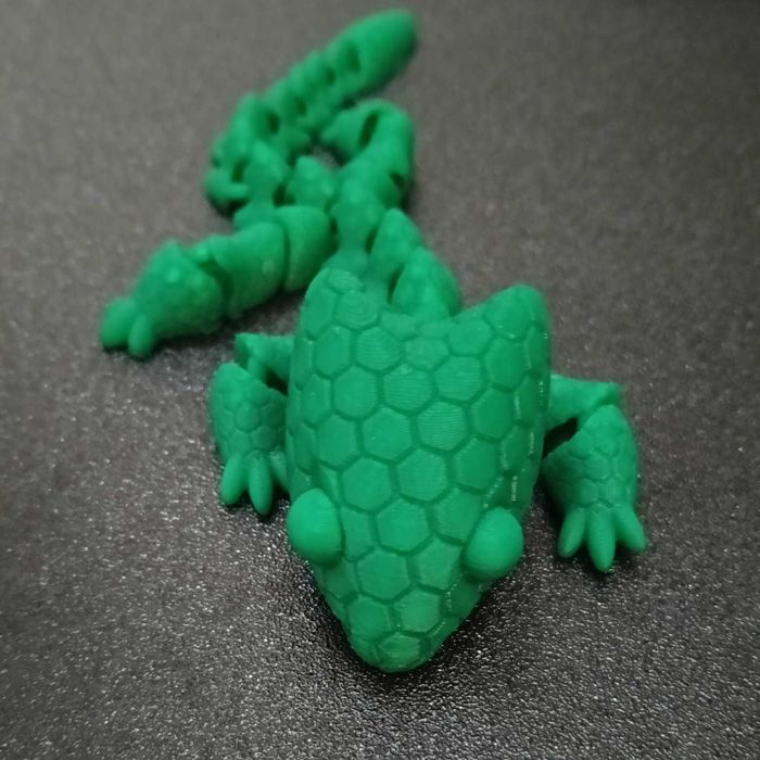 Brelok gekon zielony