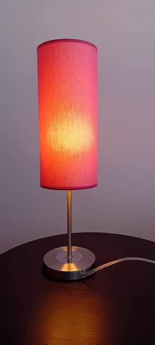 Candeeiro de moderno abajur rosa