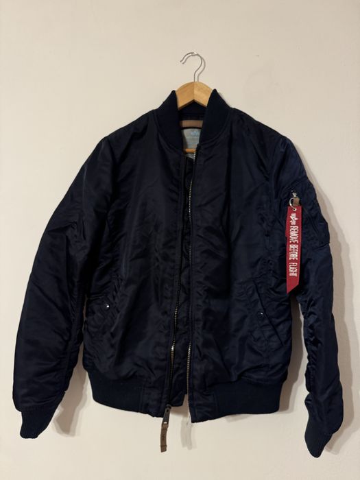 Kurtka bomberka alpha industries L damska granatowa