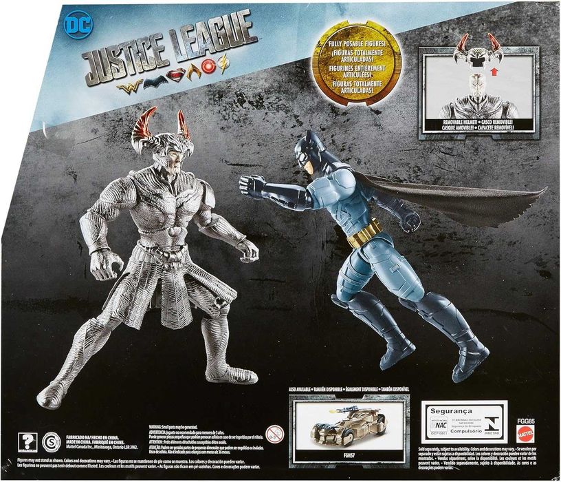 Ігровий набір Бетмен v.s Степовий Вовк 30 см Mattel