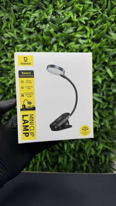 ЛЕД лампа для чтения Базеус Baseus Clamp оригинал с гарантией