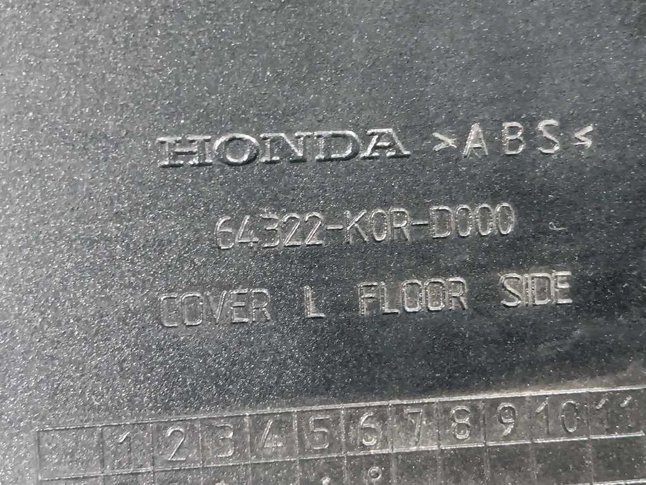 Carenagem inferior esquerda Honda SH125 versão 2020 a 2024