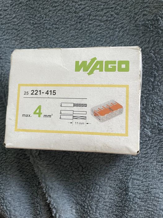 Szybkozłączka Wago 221-415 0,2-4 mm² / 5 , 25 szt.