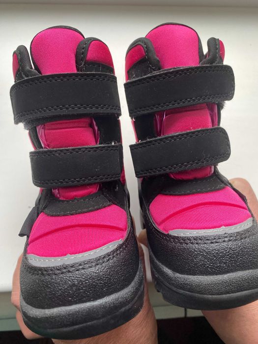 Термочобітки зимові для дівчинки рожеві stepln 23 (устілка - 13,5)