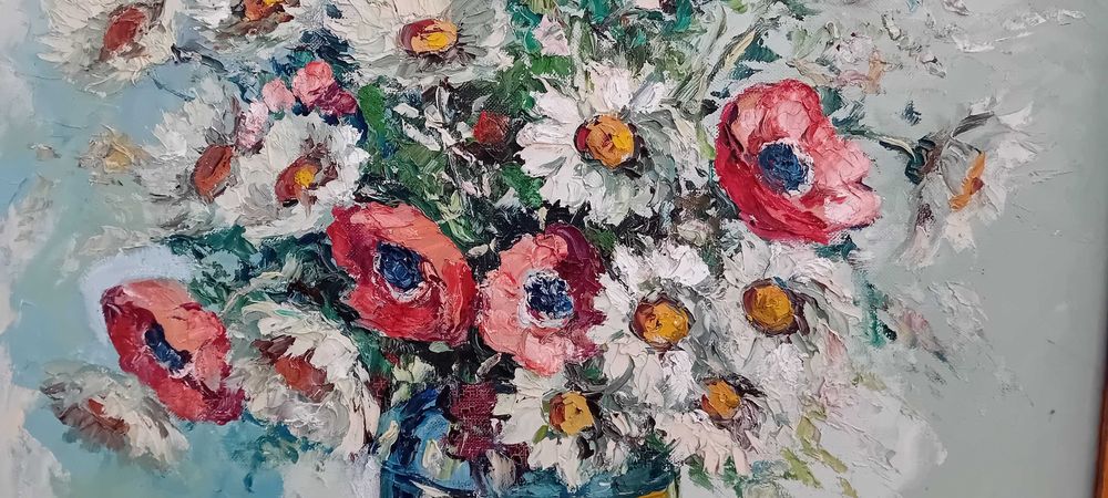 Pintura Antiga óleo sobre Tela Assinada