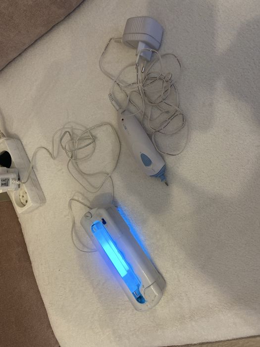 Lampa i pilnik do paznokci