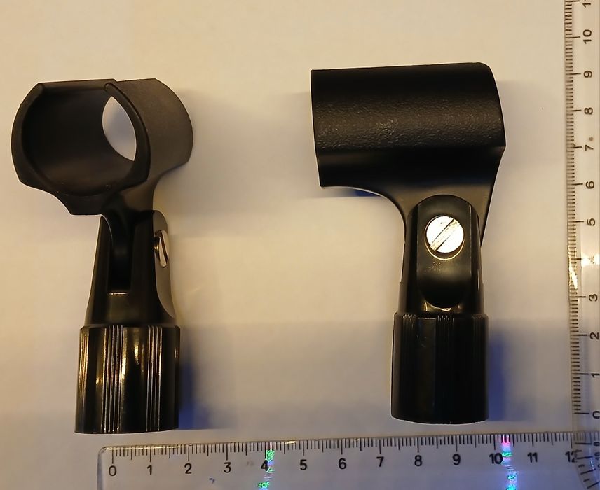 Suportes para flash e microfone