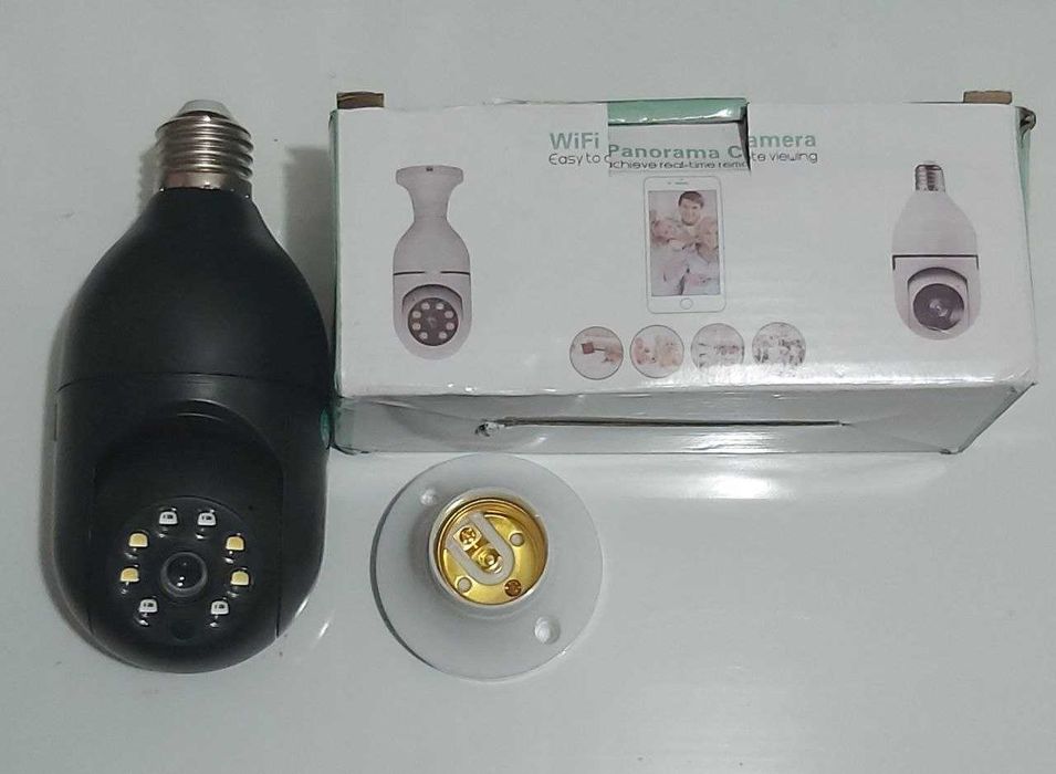 Wi-Fi камера лампа 1080P.Ночное видение. Датчик движения.