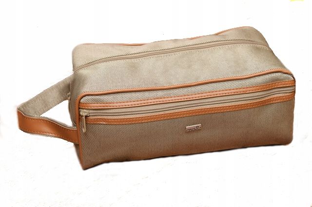 Kosmetyczka męska beżowa REED Classic 7538