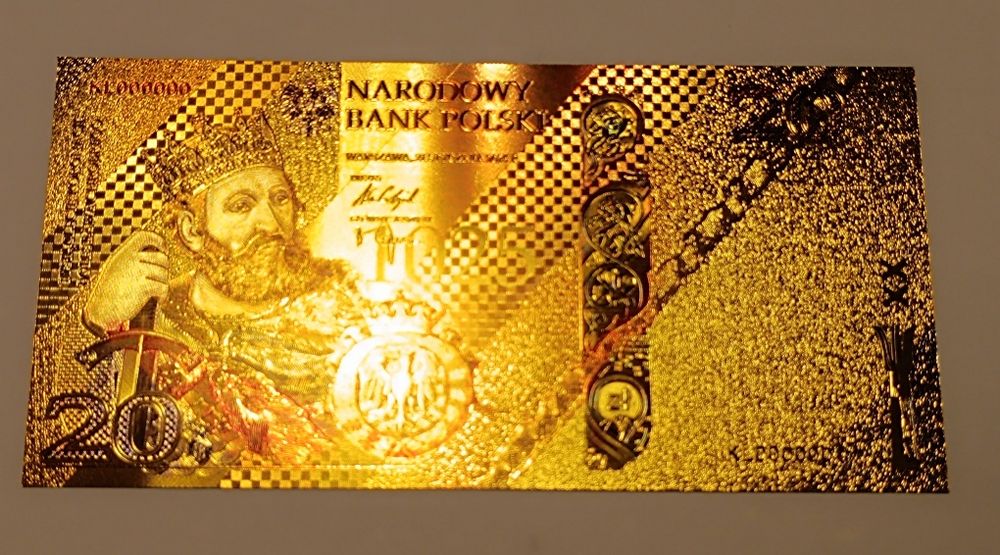 Banknot 20 zł Bolesław Chrobry.
