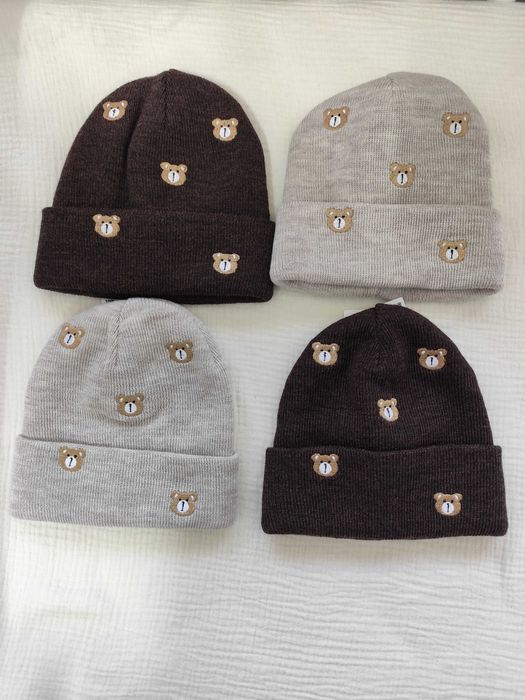 2x czapka Merino w misie