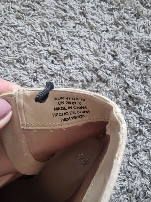Botki beżowe H&M