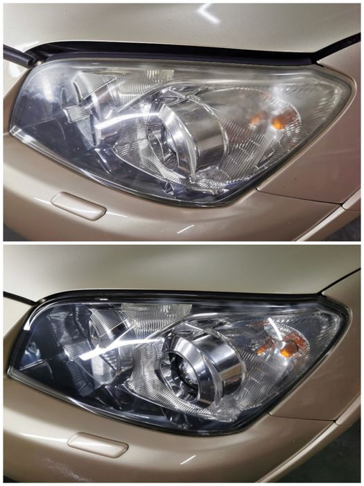 Polerowanie lamp samochodowych