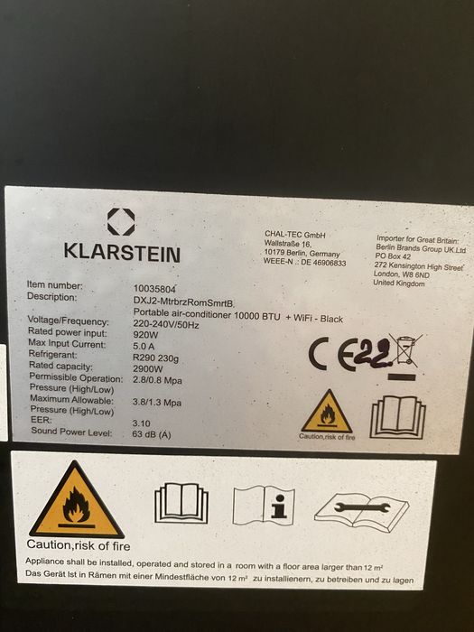 Мобільний кондиціонер 4-в-1 з охолодженням і осушенням з телефона