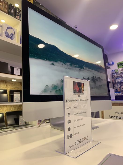 Apple iMac Retina 27" 5k |  CPU i7 | 32GB RAM / 512 SSD | Loja física