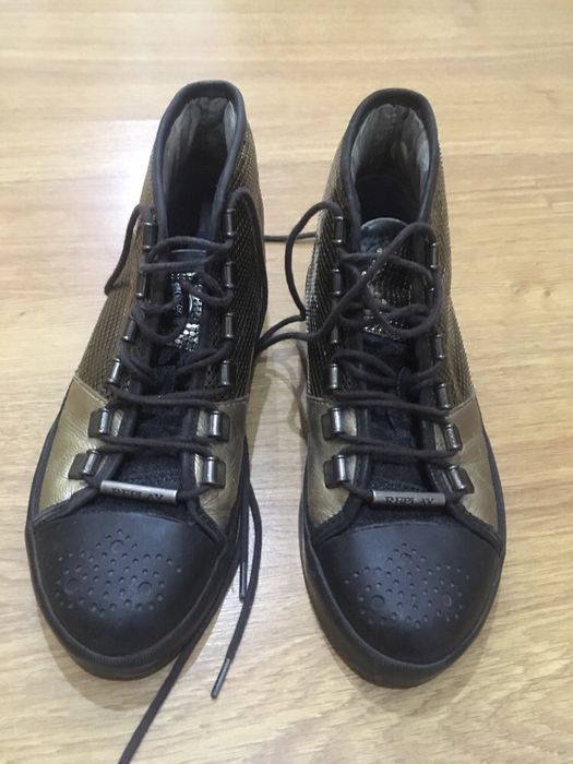 Sapatilhas Replay douradas 37