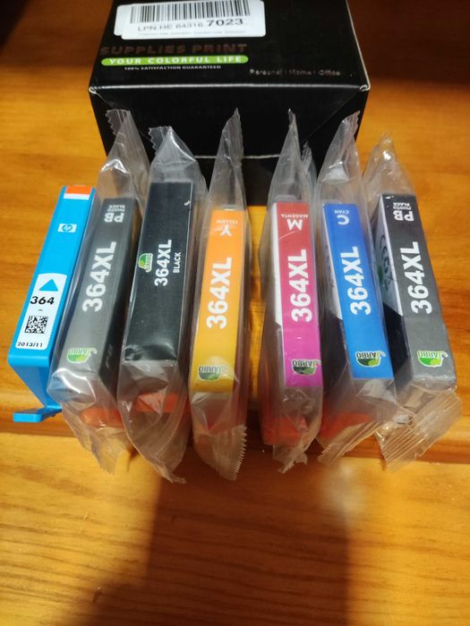 Tinteiros + Cabeça de Impressão HP 364