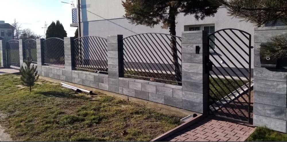 Bloczek GŁADKI 50x20x20 pustak gładki ogrodzenie płot blok beton