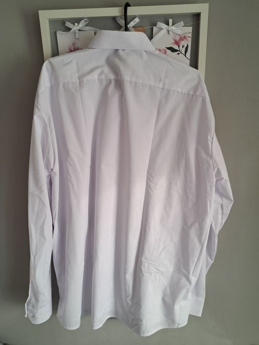 nowa Biała męska koszula elegancka weselna rozmiar XXL 172/182