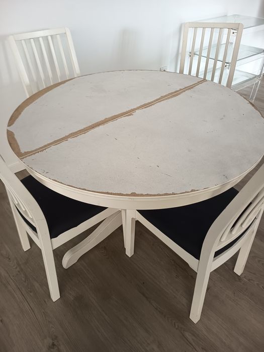 conjunto mesa e 4 cadeiras ikea