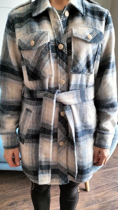 Płaszcz flanelowy Sinsay XS 34