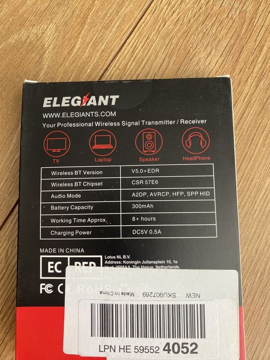 adapter bluetooth elegiant bti030