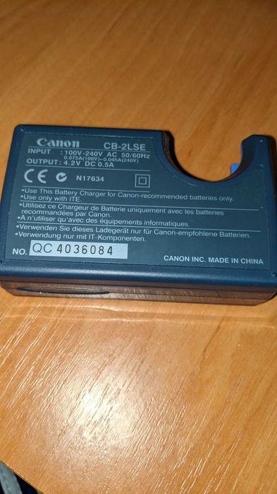 Зарядний пристрій для CANON Battery Charger CB-2LS / CB-2LSE